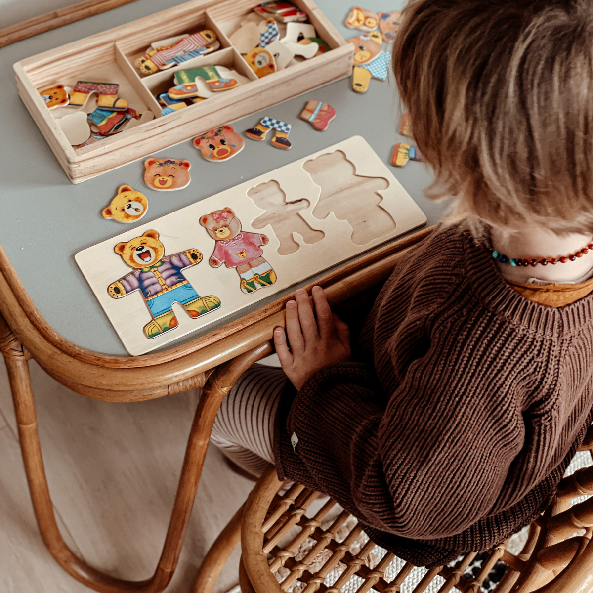 Fun Wooden Toy Puzzle for Kids