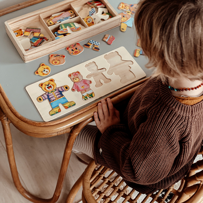 Fun Wooden Toy Puzzle for Kids