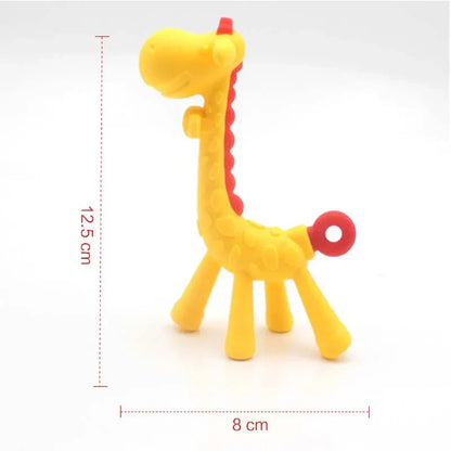 Soft Silicone Baby Giraffe Teether Toy