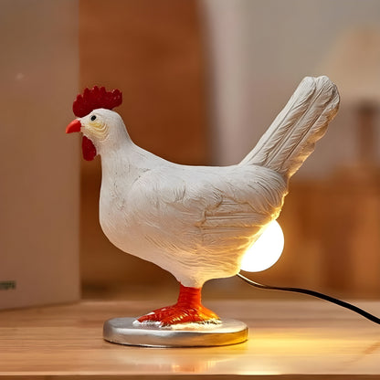 Cute Chicken Table Lamp with Soft LED Glow - Befez