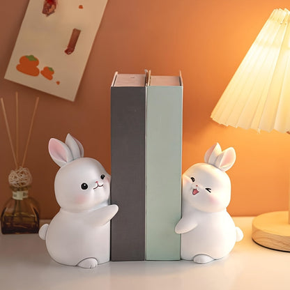 Fun Rabbit Book Ends