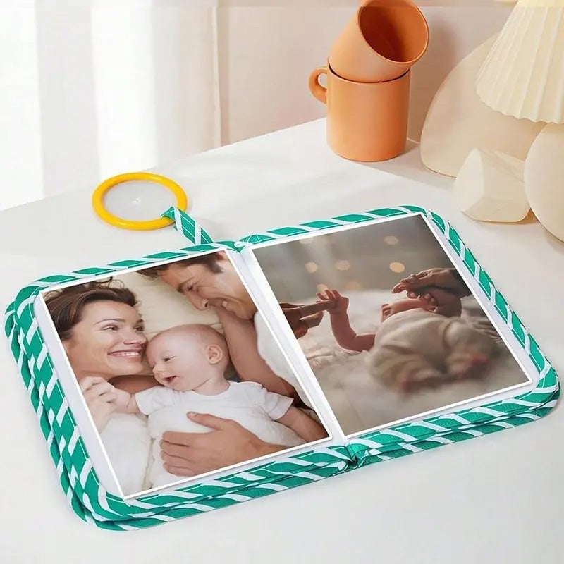 Baby's First Photo Album with Shatterproof Mirror