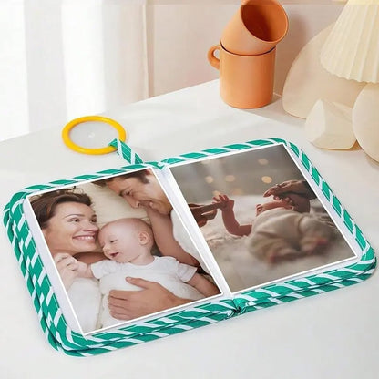 Baby's First Photo Album with Shatterproof Mirror