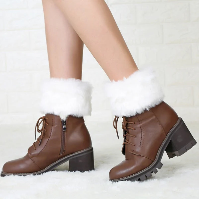 Cozy FurryLegs - Soft, Warm and Stylish Winter Leg Warmers