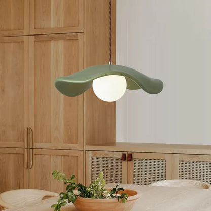 Natural Leaf Hanging Light Fixture
