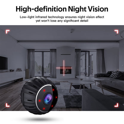 Compact WiFi Motion Alert Night Vision Security Camera