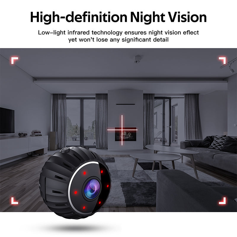 Compact Motion Alert Wireless Night Vision Security Cam