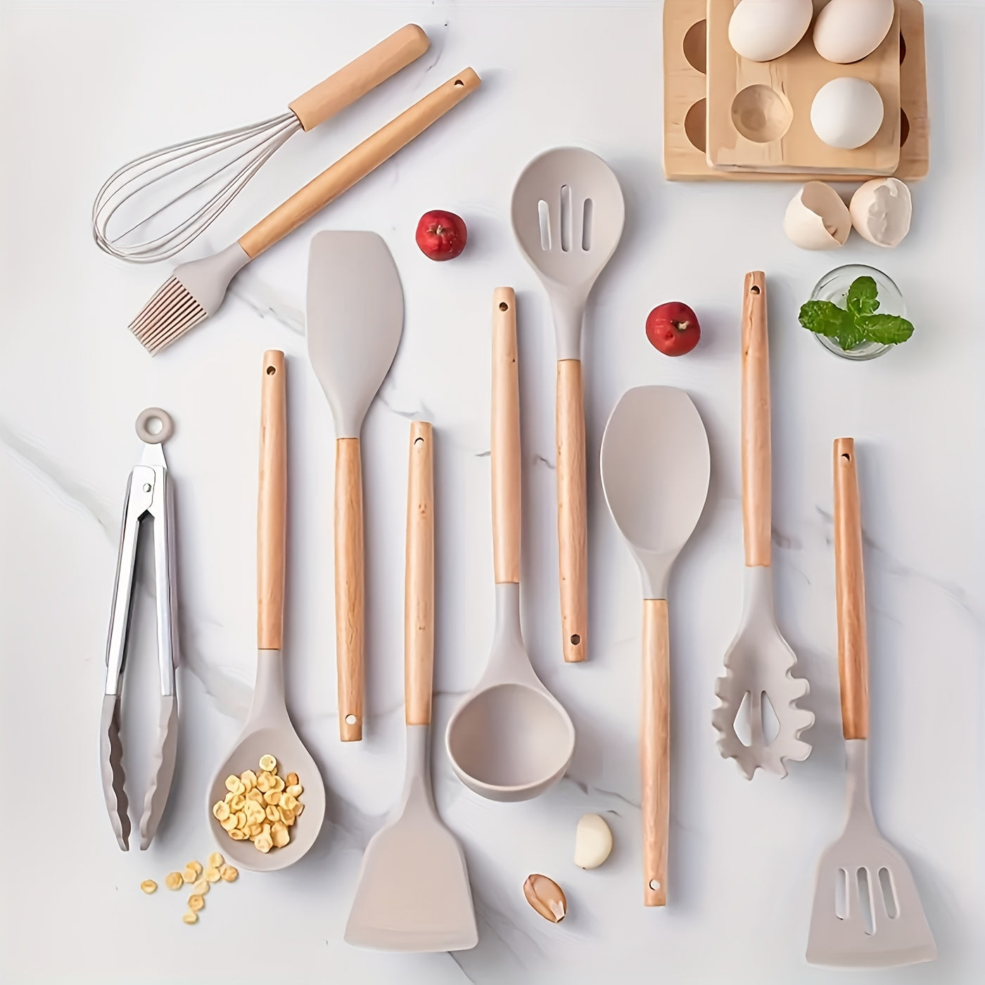 Premium Silicone Kitchen Tool Set (12-Piece)