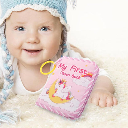 Baby's First Photo Album with Shatterproof Mirror
