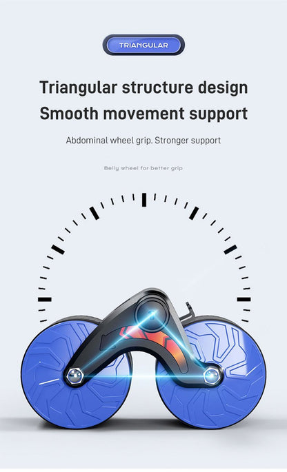 ProGrade Ab Wheel - Adjustable Core Trainer with Grip Handle