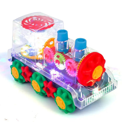 Colorful Musical Train Lamp Toy