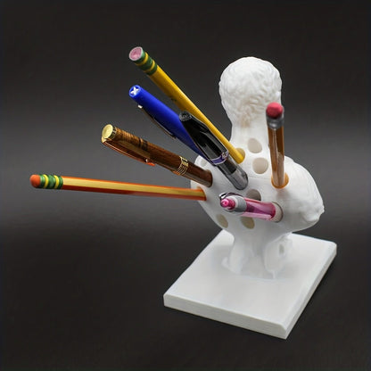 Classic Roman Office Pen Holder