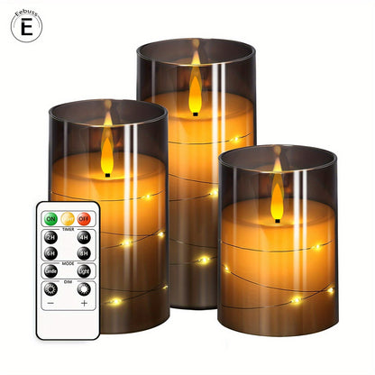 Warm Ambient LED Candle Set - Befez