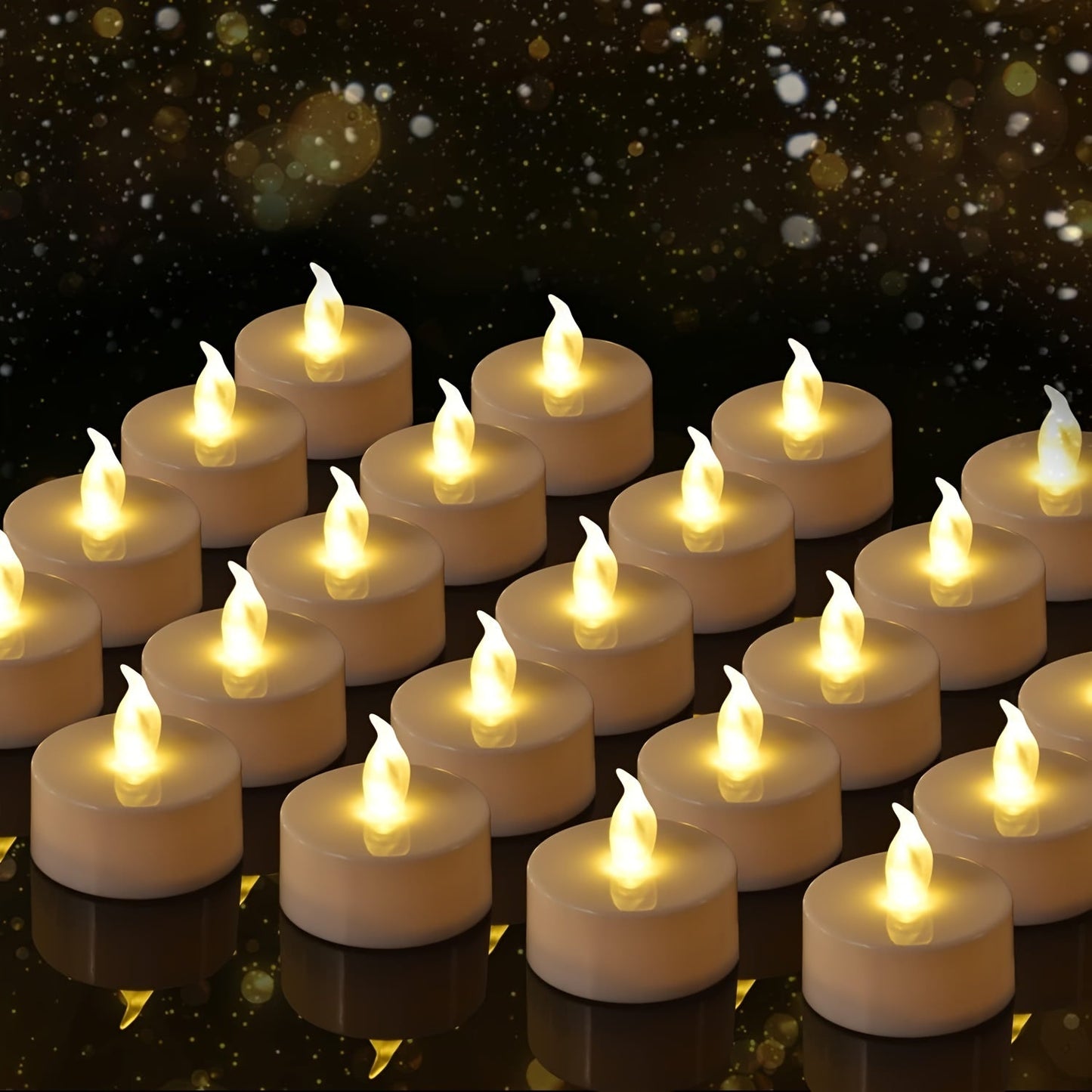 Warm LED Candle Lights
