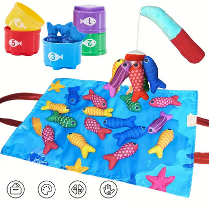Colorful Soft Fish Playset Toy - Befez