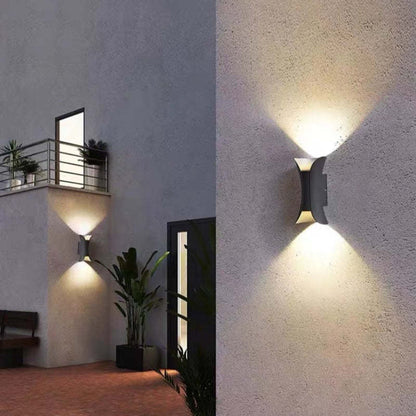 Stylish Metal Exterior Wall Light