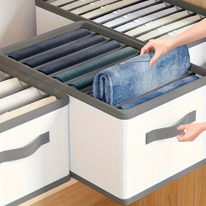 Compact Foldable Storage Drawer Organizer