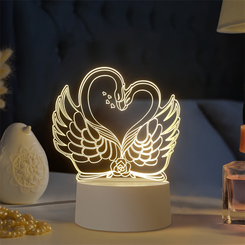 Colorful USB 3D Desk Lamp - Befez
