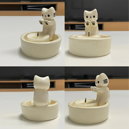 Fun Cat Resin Storage Box