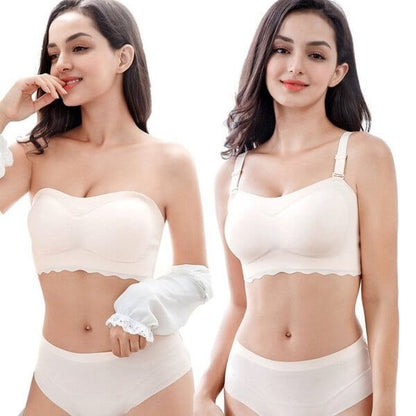 Befez | Curvy Women's Strapless Lift Push Up Bra