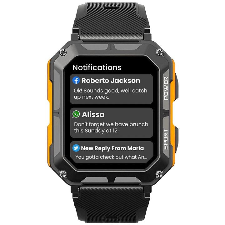 Tough Waterproof Smartwatch - Rugged and Versatile