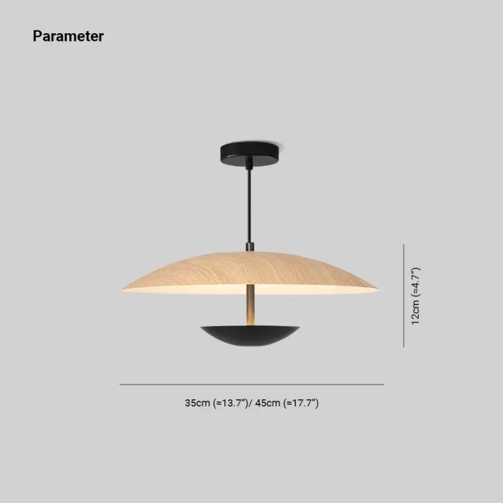 Stylish Pendant Light in 2 Tone Finish 35/45cm