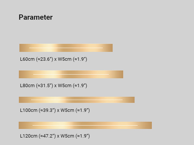 Stylish Gold LED Wall Light