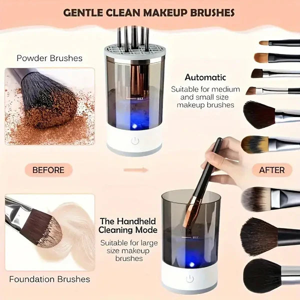 Easy to Use Makeup Brush Cleaning Tool