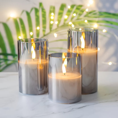 Warm White LED Candle Set – Soft Ambient Home Lighting