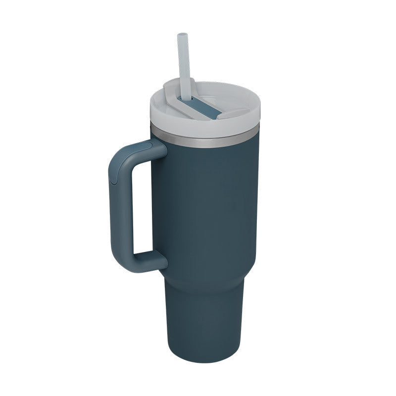 Large Insulated Tumbler Cup 40oz with Lid and Straw