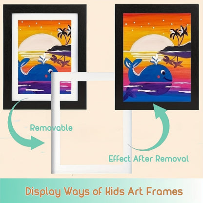 Fun Kids Picture Frame Wooden Border