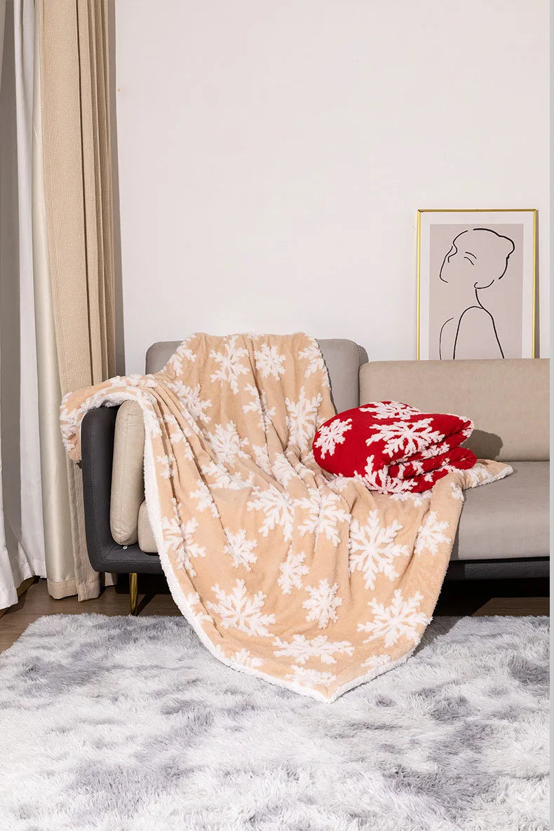 Cozy Holiday Knit Blanket for Home Decor - Befez