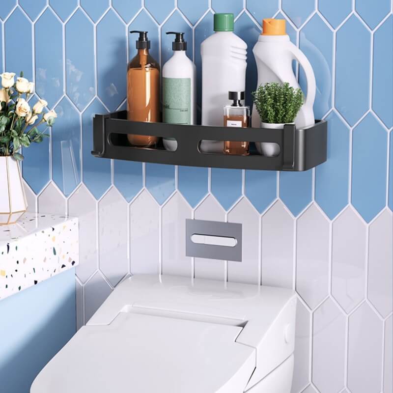 Modern Silver Bathroom Storage Caddy