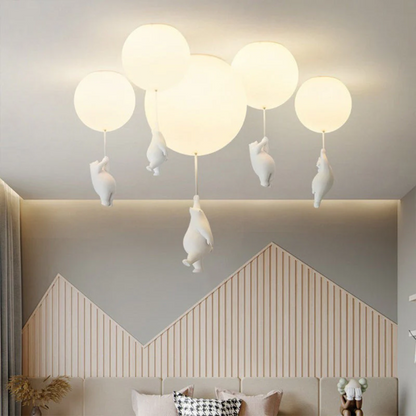 Befez Cute Bear Pendant Light Fixture