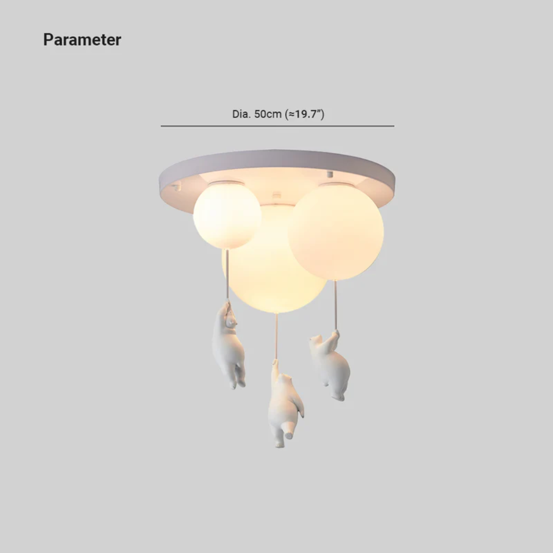 Befez Cute Bear Pendant Light Fixture
