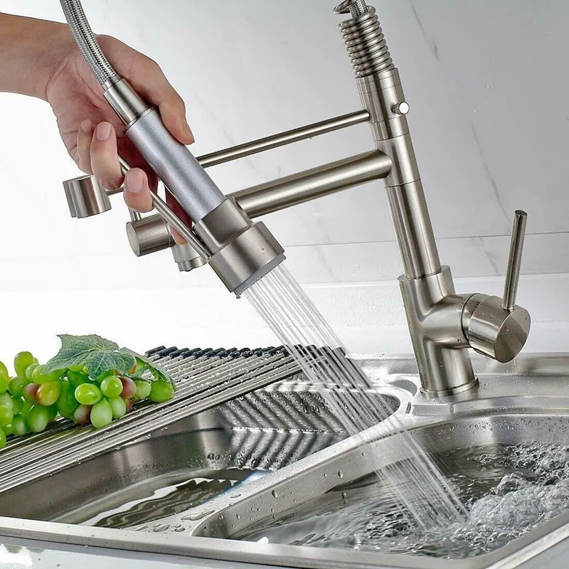 360° Rotating Stainless Steel Kitchen Sink Faucet