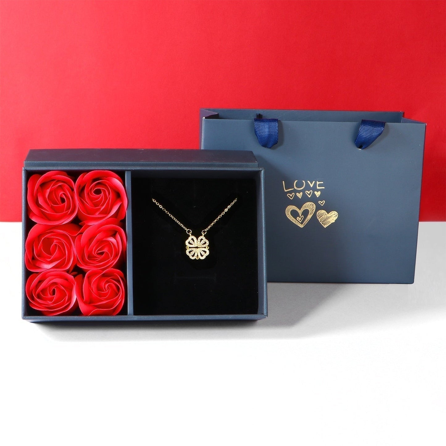 Befez | Elegant Diamond Good Luck Necklace