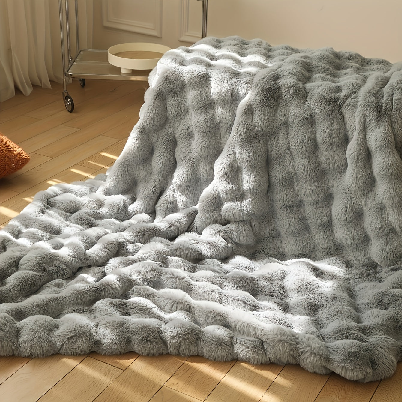 Cozy Rabbit Plush Throw Blanket - Soft and Durable