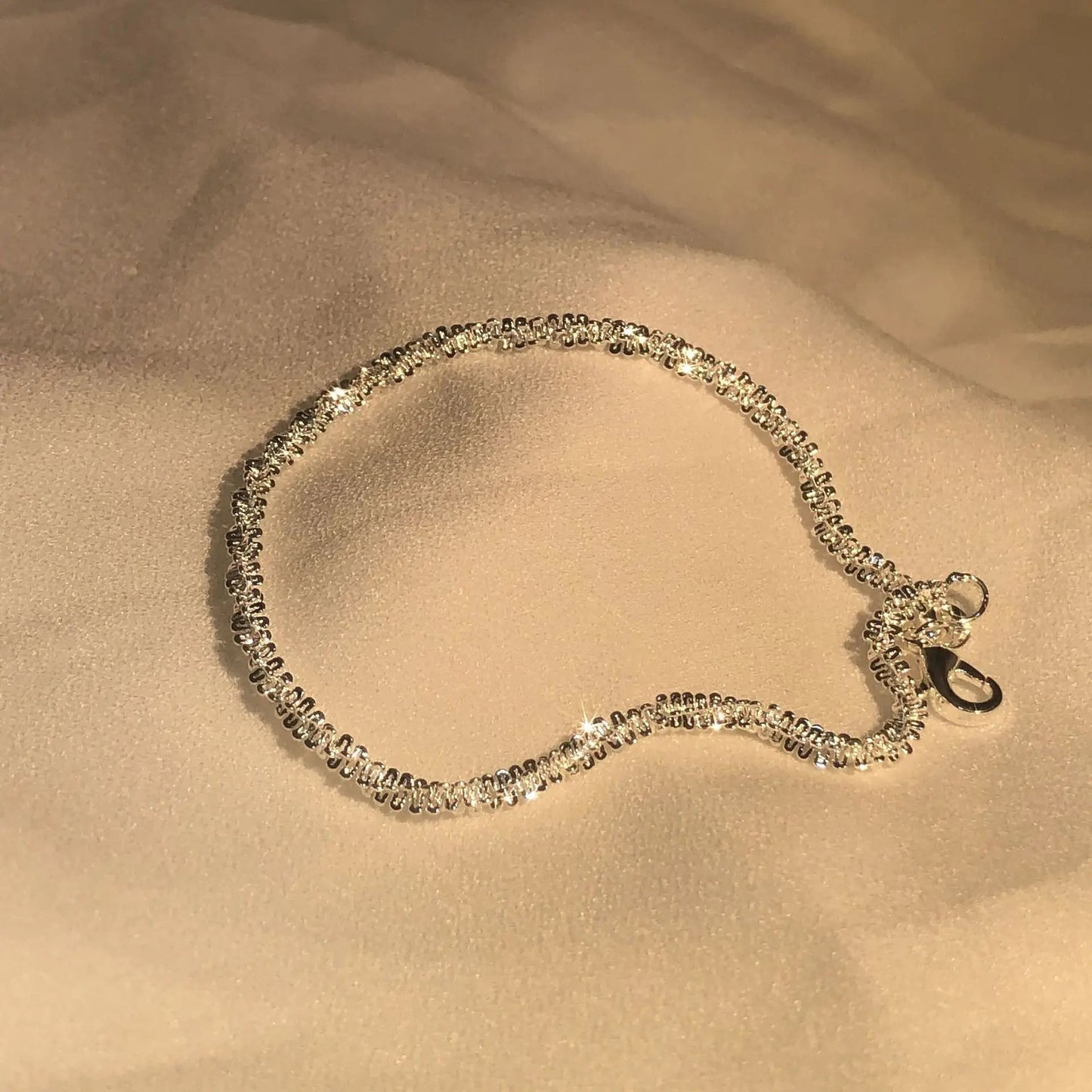 Luxurious Sterling Silver Cuff Bracelet
