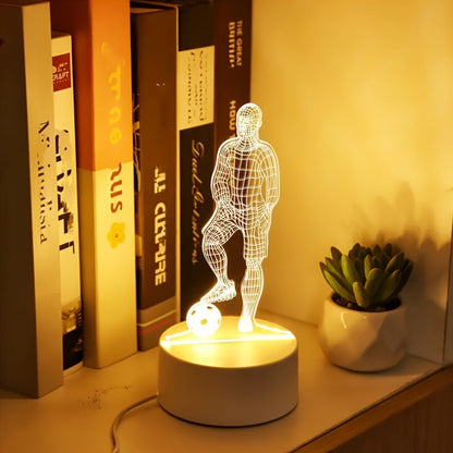 3D Football Table Desk Lamp