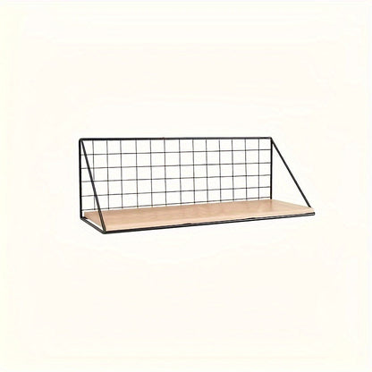 Sleek Metal Wall Shelf