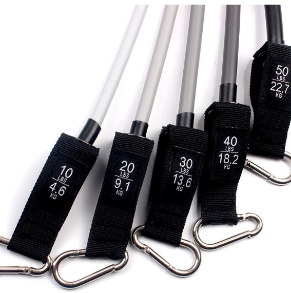 Premium Fitness Resistance Bands Set with Handles & Anchor