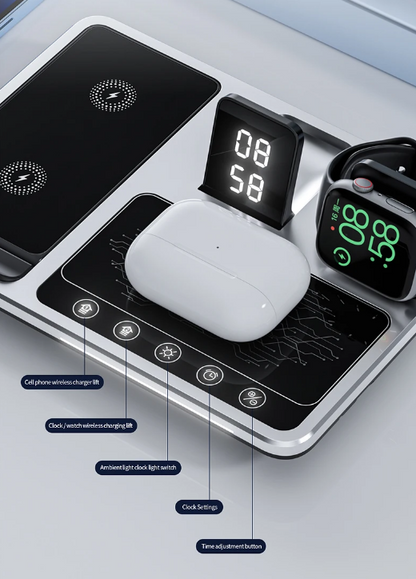 Compact 4-in-1 Wireless Charging Pad