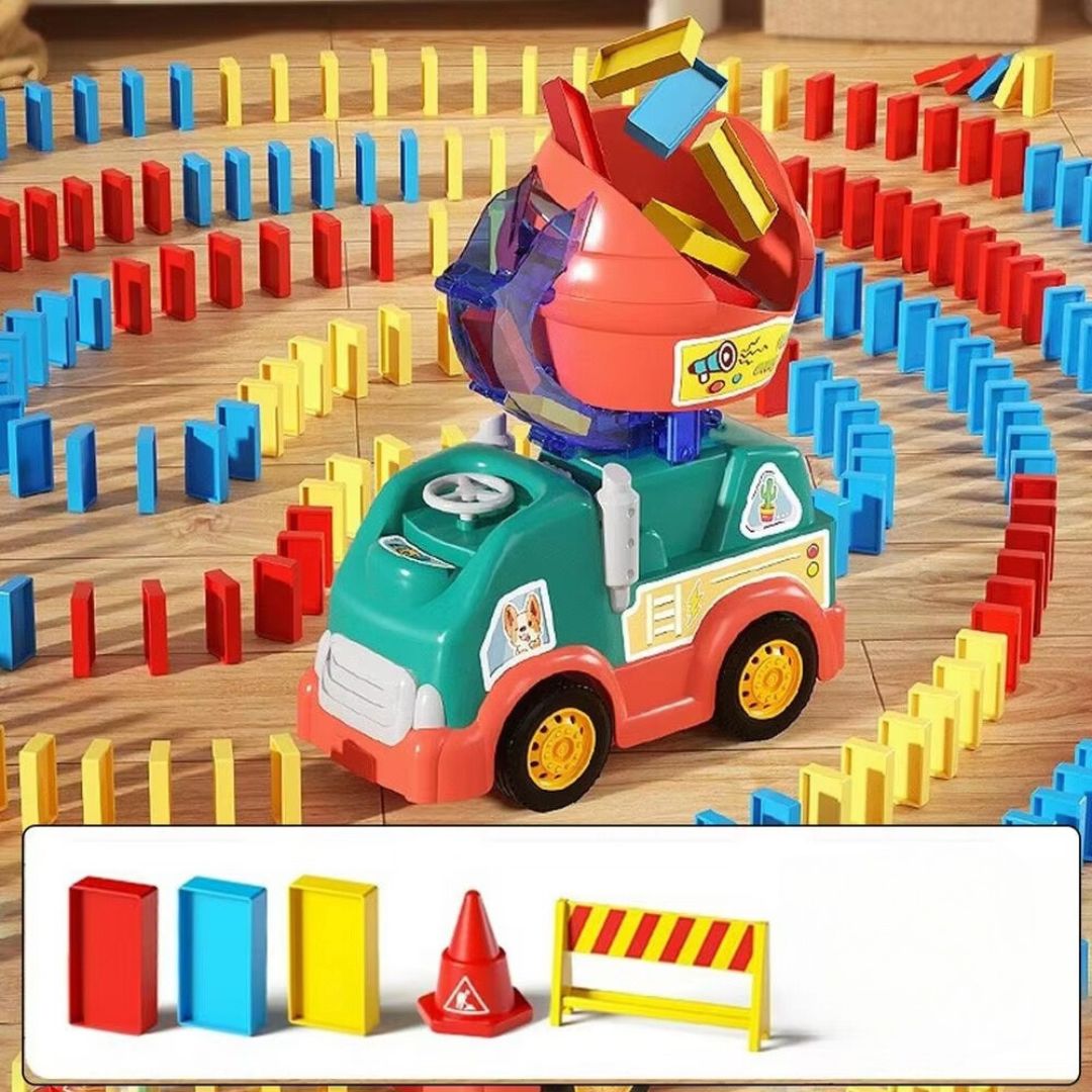 Automatic Domino Laying Toy Truck