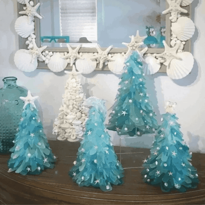 Handcrafted Sea Glass Christmas Ornament