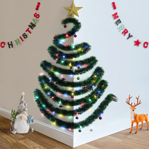 Compact Wall Mounted Christmas Tree