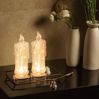 Warm LED Flameless Candles for Home Ambiance