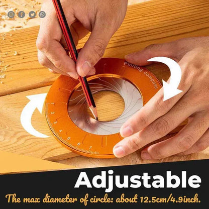 Premium Circular Drafting Tool with Smooth Accuracy