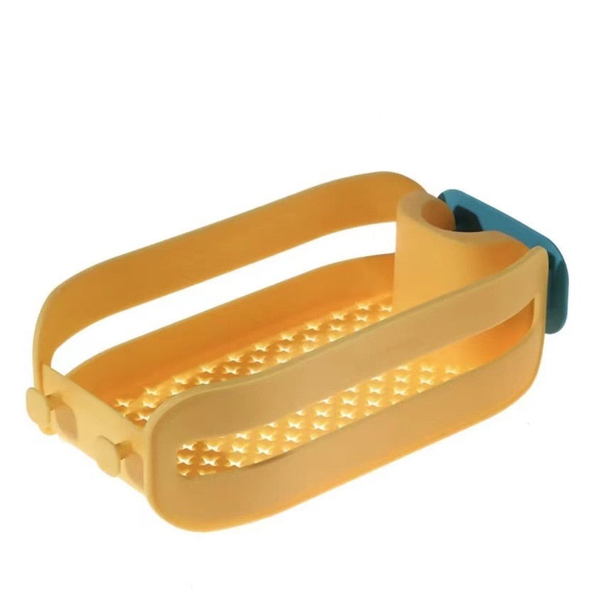Space Saving Sink Caddy Sponge Holder Rack