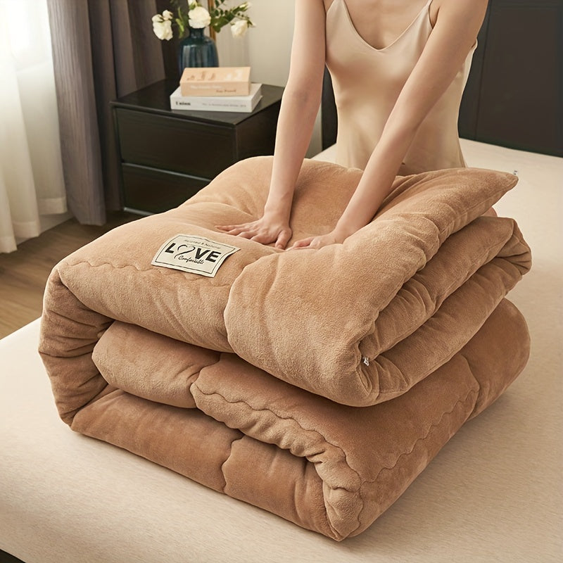 Soft Plush Fleece Winter Duvet for Cozy Sleep